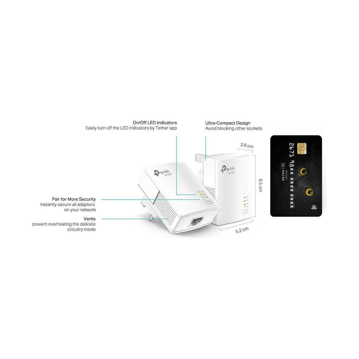 Buy TP-Link,TP-Link TL-PA717 - AV1000 Gigabit Powerline Starter Kit - Gadcet UK | UK | London | Scotland | Wales| Ireland | Near Me | Cheap | Pay In 3 | Networking